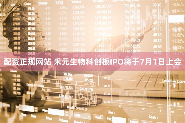配资正规网站 禾元生物科创板IPO将于7月1日上会